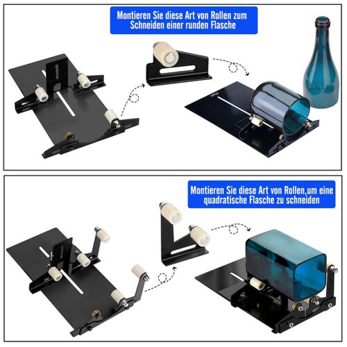 极速新款方瓶玻璃瓶切割工具 酒瓶切割器 KDIY工具 手工工具套装 - 图1