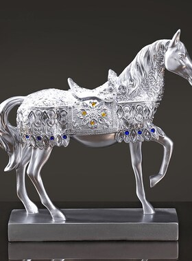 新品生肖马摆件客厅摆件办公室家居装饰品M酒柜电视柜工艺品开业