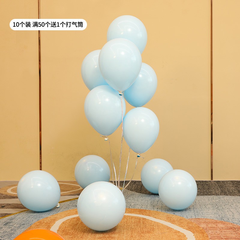 极速网红1d0寸双层生日婚庆气球汽球周岁生日派对场景布置装饰用 - 图2