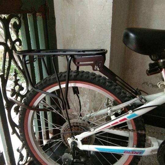 极速厂家自行车折叠小轮车货架20寸登山车配件后货架碟Z煞v刹尾架