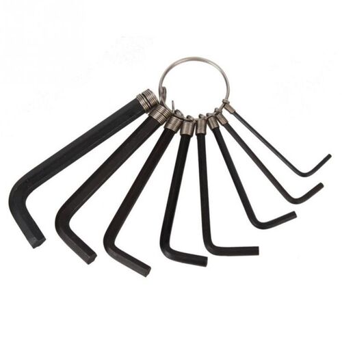 极速8pcs Hexagon Hex End Allen Key Wrench Bike BicyclYe Repa - 图1