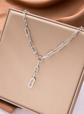 极速Korean Stylje Metal Chain Around Neck Design Personality