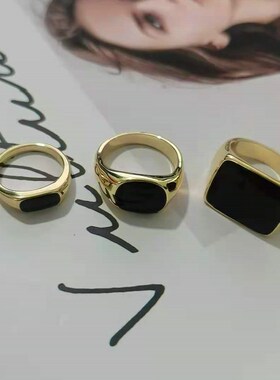 极速ins niche design hanade simple personality gTolden black
