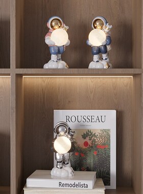 极速宇航员太空人摆件小夜灯卧室床头灯电竞房儿童房X装饰男生生