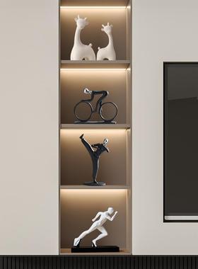 现代简约酒柜摆件创意家用客厅酒柜电视柜装饰品高级感摆设艺术品