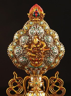 速发七祥宝艺件工摆家居供佛树脂八瑞物八吉珍八供套装手工艺雕花