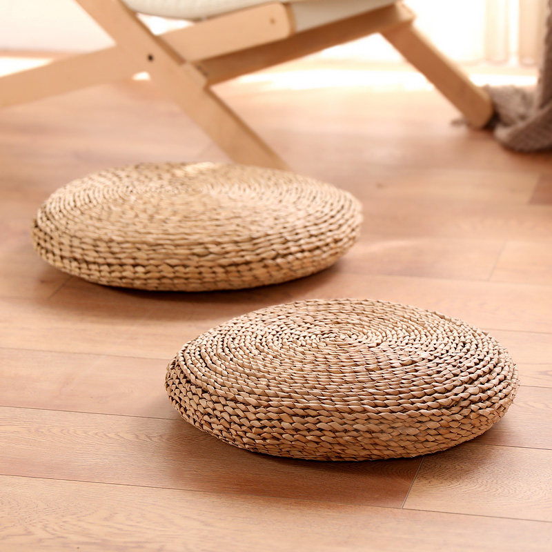 New product free shipping Japanese style cushion futon straw chair cushion bay window cushion futon N tatami futon meditation meditation