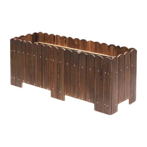 极速防腐木花盆阳台庭院q绿植种植箱特大号实木花箱长方形室外种 - 图3