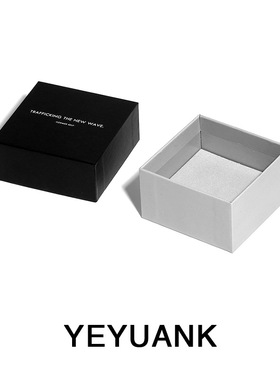 极速野原葵 首饰盒订做饰品盒礼品盒气泡袋N极简收纳盒项链耳针手