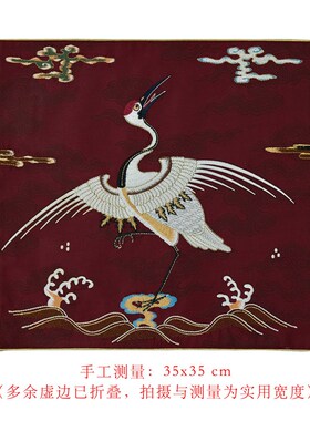 热销惜物国风 明代文官武官仙鹤狮子补服补N子文物二创图案像框文