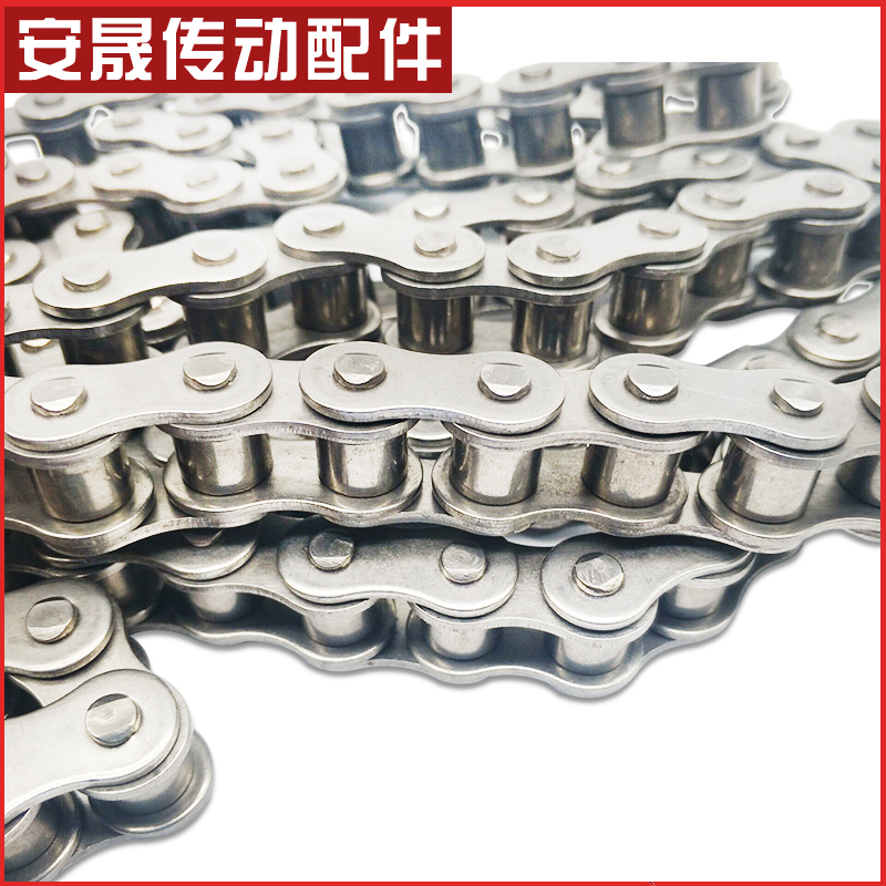 不锈钢工业链条3分SS06B 4分SS08B 5分SS10A 6分SS12A1寸SS16A - 图1