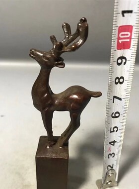 极速欧式家居创m意铜合金梅花鹿家居装饰工艺品摆件