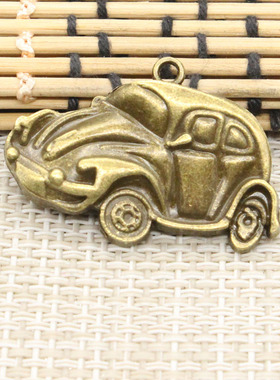 极速古青铜DIY吊坠 饰品配件 汽车 3D9x26mm 10个 T10551