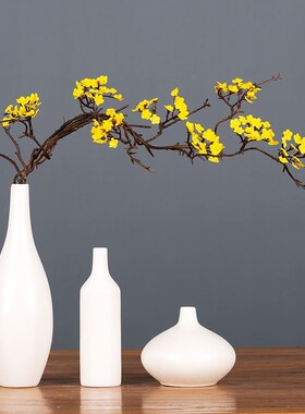 极速禅意仿真樱花藤条枝家居装饰逼真小碎花干Q枝茶室假花摆件简