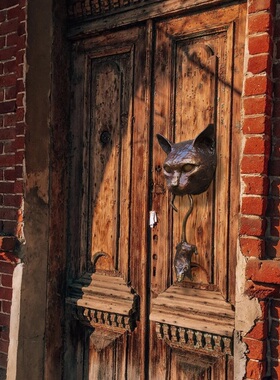 新品Home Decoration Cat And Mouse Wall HangSings Garden