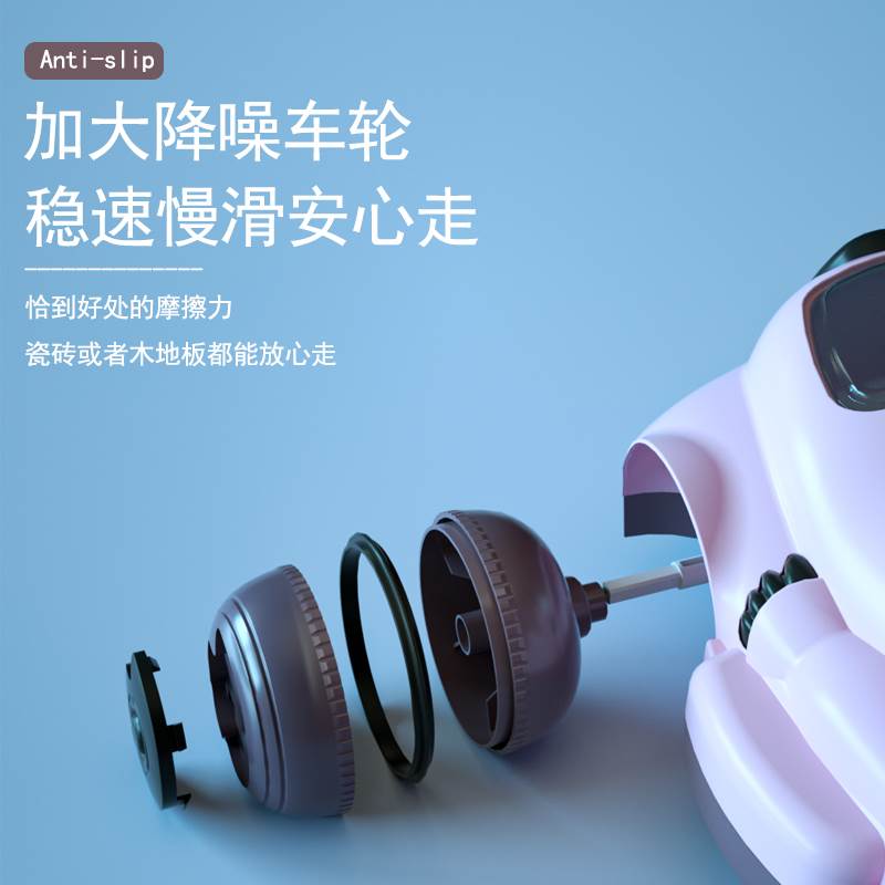 极速婴儿学步车防o型腿手推v车多功能防侧翻女孩男孩6到18-24个月 - 图2