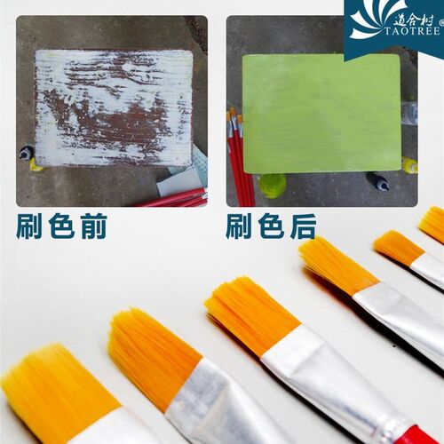 极速。排笔油画刷颜料刷笔尼龙y刷色笔水画笔刷子画美术绘画笔刷 - 图3