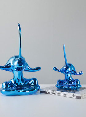 极速现代简约创意k长鼻子人像摆件样板房书房客厅儿童房售楼处软