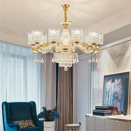 极速灯具客厅灯欧式卧室酒店水z晶吊灯现代简约大气锌合金餐厅灯,淘宝优惠券,粉丝福利购,淘宝优惠卷