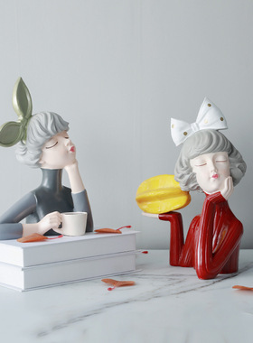 极速现代轻奢少女摆件礼品客厅y电视柜装饰玄关卧室家居装饰品工