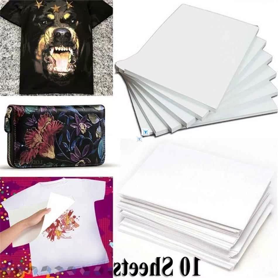 新品100pccs DIY TShirt A4 Transfer Paper Iron On Heat Press - 图0