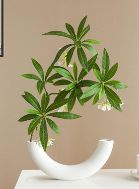 速发客厅玄关软装饰件绿植花瓶摆花插品电视酒柜斗柜飘窗家居轻奢