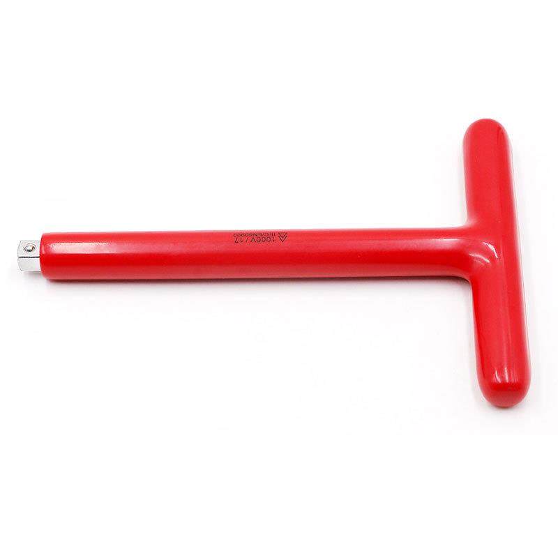 WEDO维度直销绝缘浸塑T型扳手VDE认证3/8寸1/2寸绝缘套筒扳手 - 图1