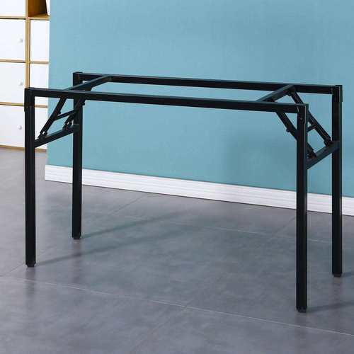 折叠桌子腿支架长条桌腿课桌架弹簧桌支架桌子脚桌腿支架弹折联严 - 图1