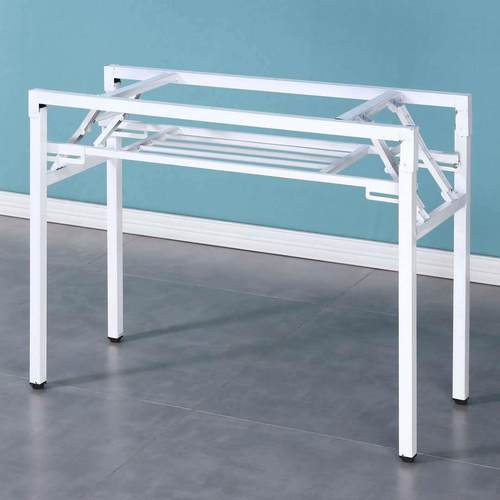 折叠桌子腿支架长条桌腿课桌架弹簧桌支架桌子脚桌腿支架弹折联严 - 图2