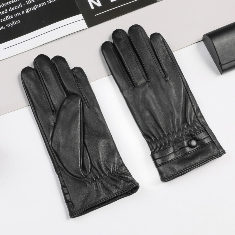 羊皮手套男士秋冬季加绒加厚保暖防风全掌可触屏骑行户外礼盒装,淘宝优惠券,粉丝福利购,淘宝优惠卷