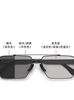速发2024新清光感变色太镜墨蓝开车夜视镜防镜光