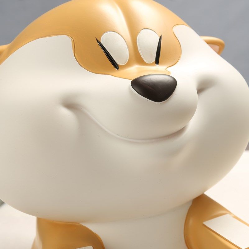 速发柴犬托盘家用桌巾盒个性玄关茶几纸餐收纳电视柜盘,淘宝优惠券,粉丝福利购,淘宝优惠卷