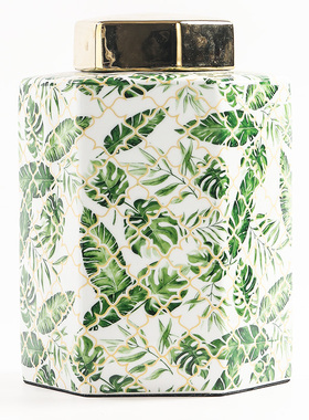 新中式现代轻奢禅意铁艺陶t瓷艺术品摆件客厅电视柜玄关酒柜装饰