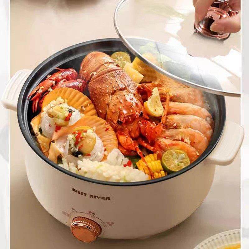 德国全自动电火锅一体炒菜电炒锅多功能料理锅蒸煎炒涮不粘电煮锅,淘宝优惠券,粉丝福利购,淘宝优惠卷