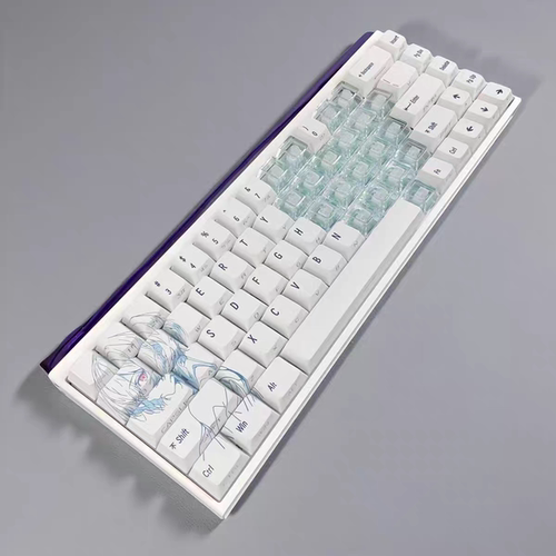 绫波丽2.0键帽侧刻透光个性创意ace68 x87 醉鹿a75 迈从jet75 atk - 图3