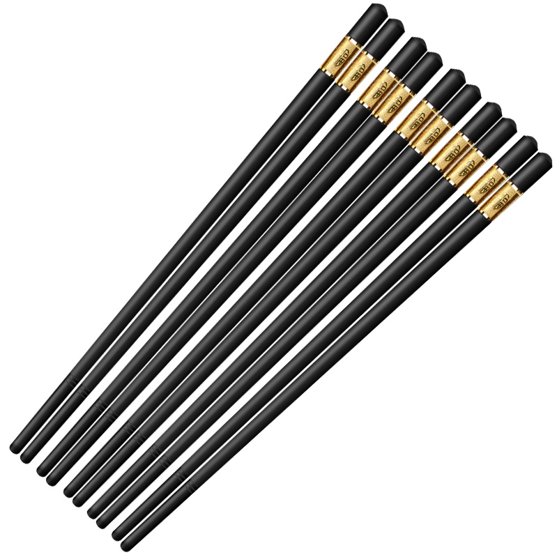 筷子家用高档防霉防滑10双