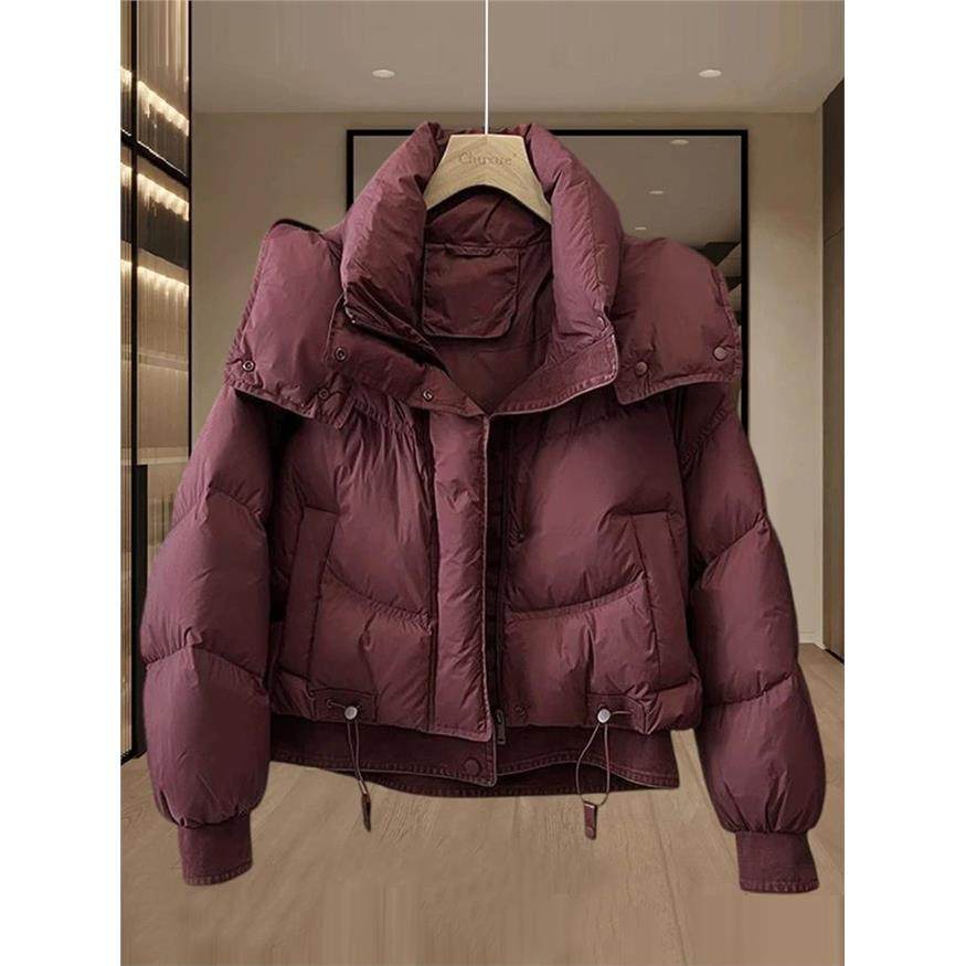 小个子时尚连帽短款棉服外套女冬季2025新款巨好看洋气宽松面包服,淘宝优惠券,粉丝福利购,淘宝优惠卷