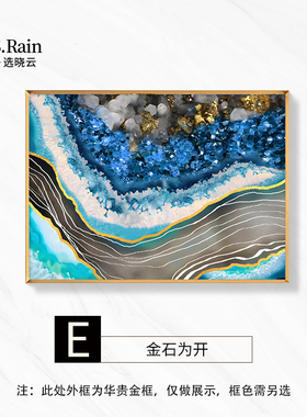 高端仪表箱装饰画抽象无障碍豪华2025新客厅空开箱电源无冲孔阻塞