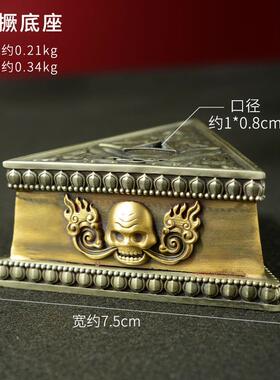 三面普巴金刚撅室内家用金刚杵降魔杵秽迹杵桌面装饰摆件
