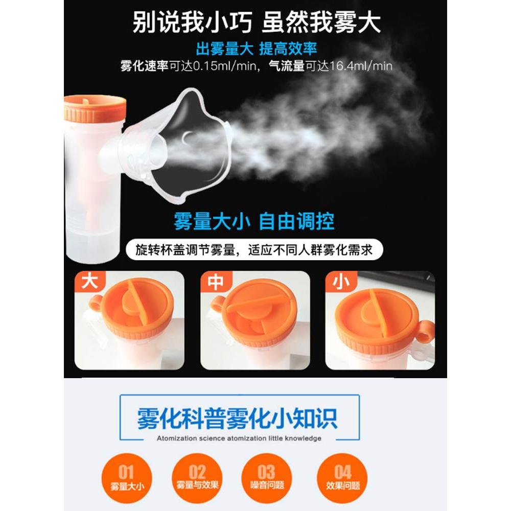 宝宝卡通医用级雾化器儿童成人化痰止咳哮喘吸入式压缩家用雾化机 - 图3