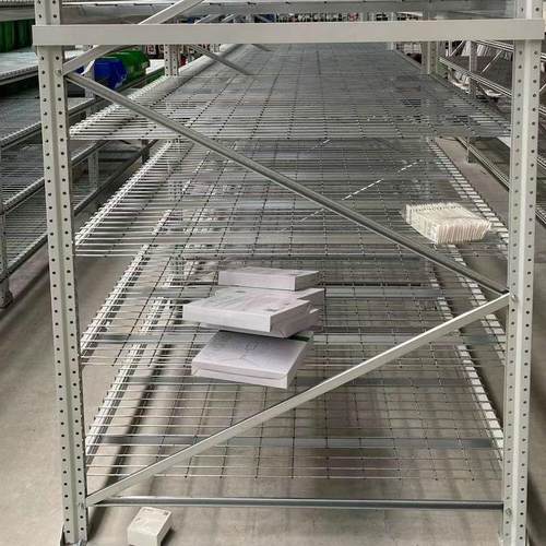 层网货架置物架 仓库防静电层架不锈钢货架 镀铬线网移动展示铁架 - 图1