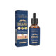 Beard care oil is strong, fibrous roots are moist, soft and