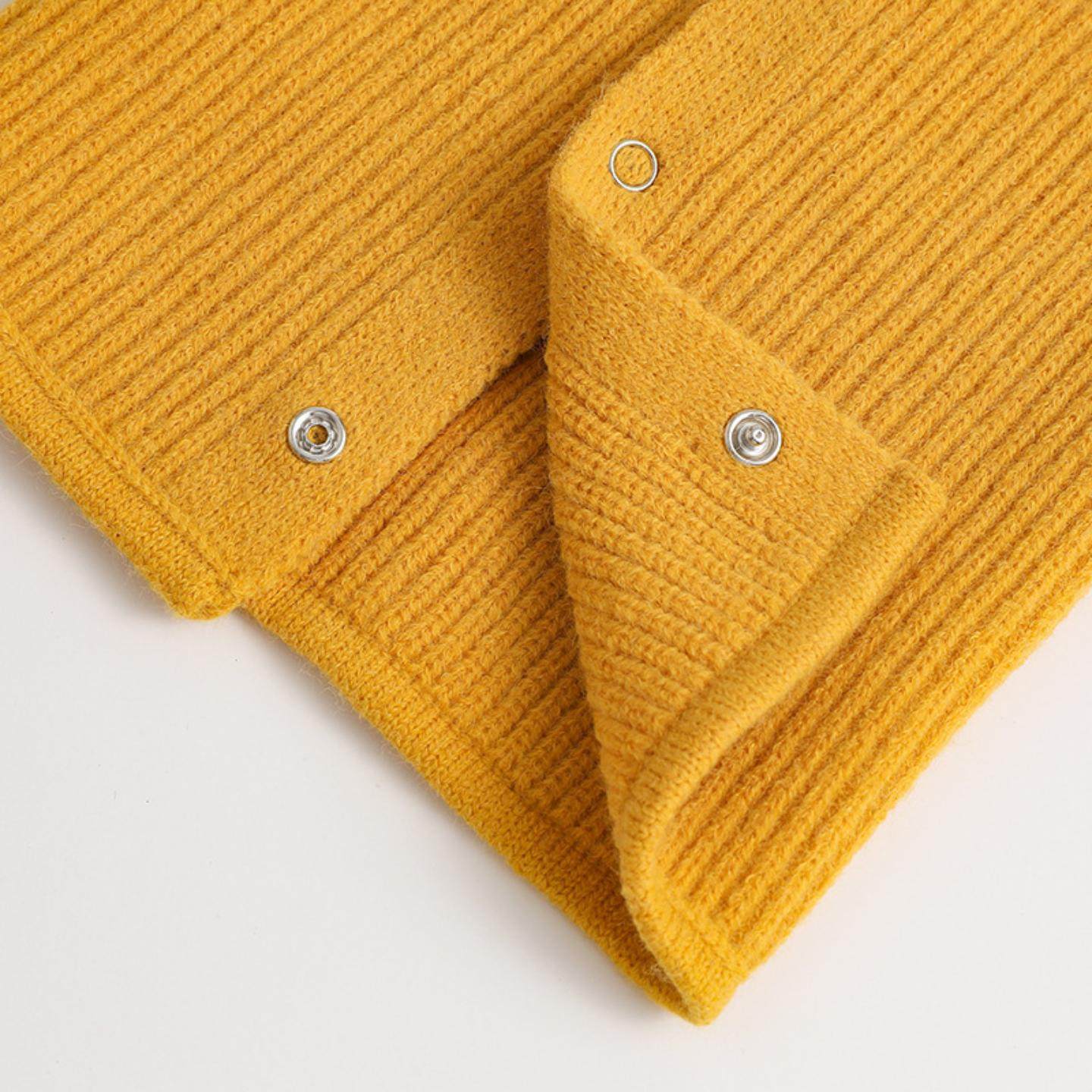 可拆卸衣领防脏纯色针织围巾女大红冬季围脖男简约条纹高领巾,淘宝优惠券,粉丝福利购,淘宝优惠卷