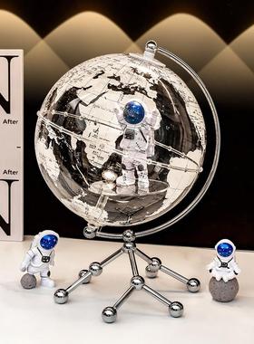 地球仪摆件轻奢高档家居装饰品宇航员太空人12岁男孩女孩生日礼物