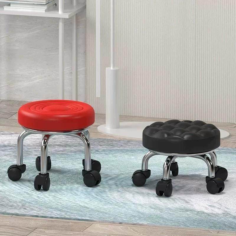 小凳子滑轮矮凳带万向轮凳子家用美缝小椅子网红板凳久坐耐用美甲,淘宝优惠券,粉丝福利购,淘宝优惠卷