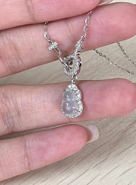 仿白玉髓葫芦项链女款2026年新款