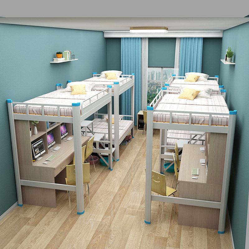 厂家直销支持定制上下铺铁床双层床学校宿舍高低床员工寝室铁艺床,淘宝优惠券,粉丝福利购,淘宝优惠卷