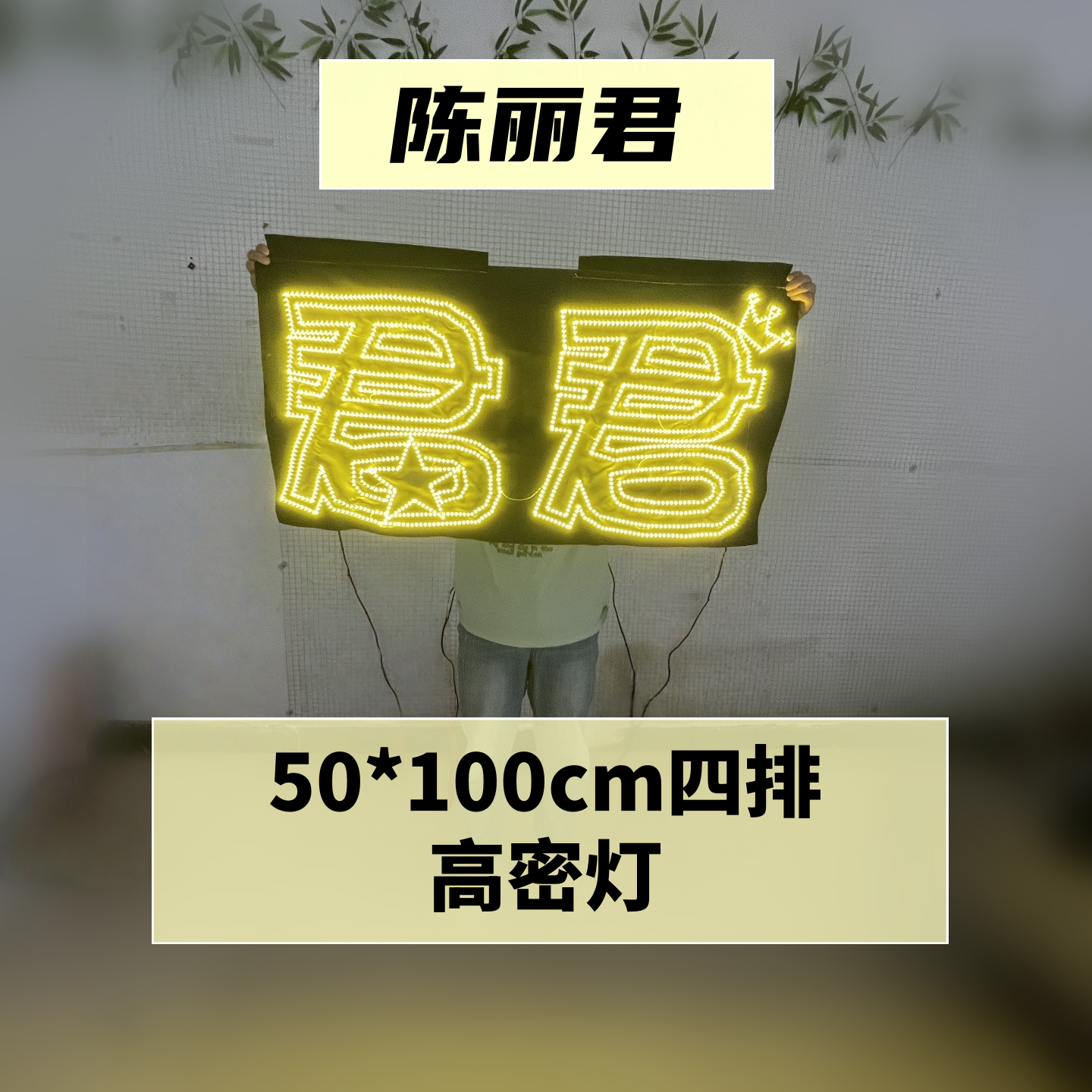 陈丽君  君君 明星演唱会应援灯牌超薄折叠发光灯牌团购链接 - 图1