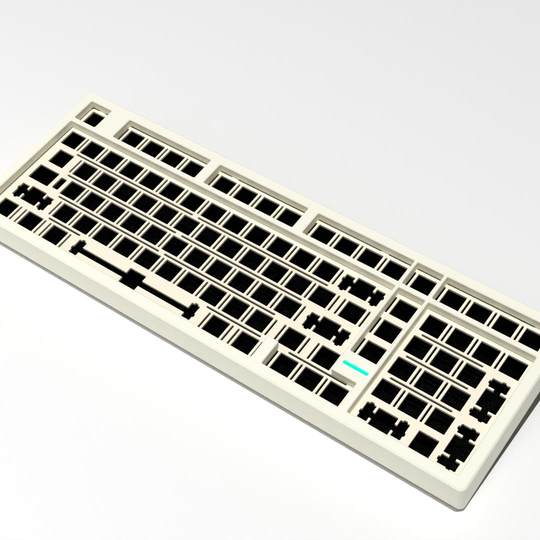 SCC100 mechanical keyboard customization kit, three-mode 2.4g Bluetooth wireless, large array of quick-release aluminum lumps