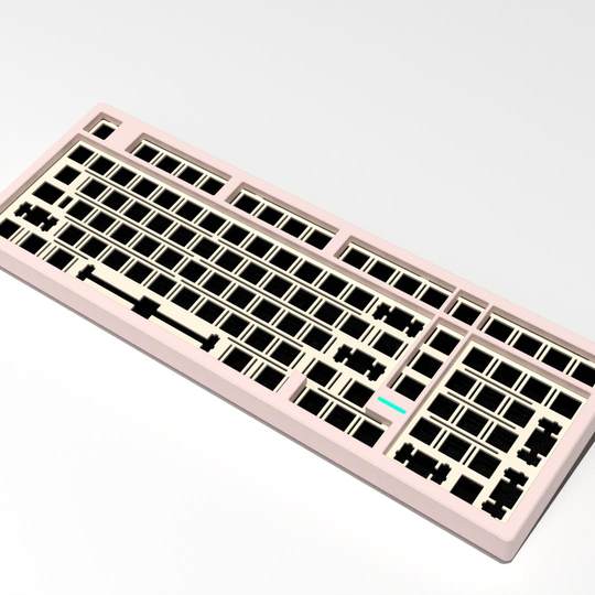 SCC100 mechanical keyboard customization kit, three-mode 2.4g Bluetooth wireless, large array of quick-release aluminum lumps